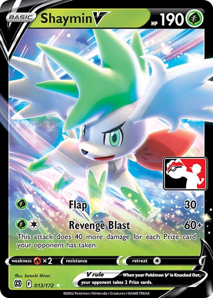 Shaymin V (013/172) [Prize Pack Series Two]