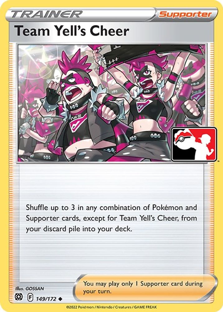 Team Yell's Cheer (149/172) [Prize Pack Series Two]