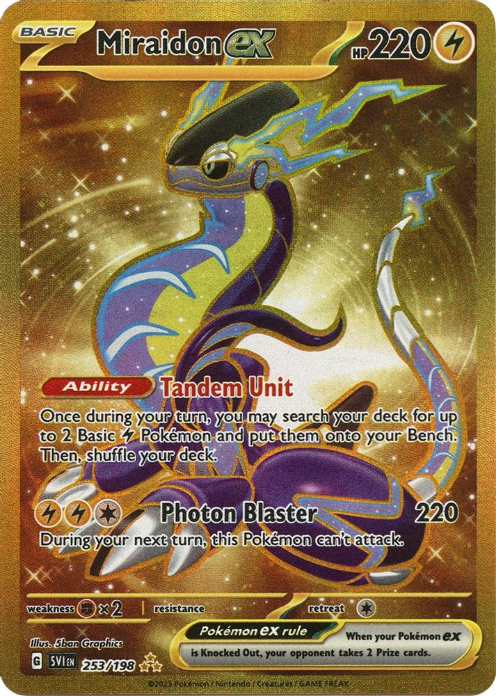Miraidon ex (253/198) [Scarlet & Violet: Base Set]