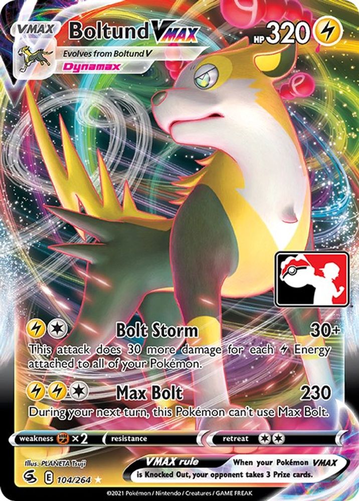 Boltund VMAX (104/264) [Prize Pack Series One]