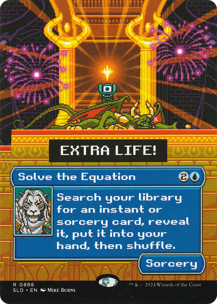 Solve the Equation (SLD-886) - Secret Lair Drop Series (Borderless) Foil