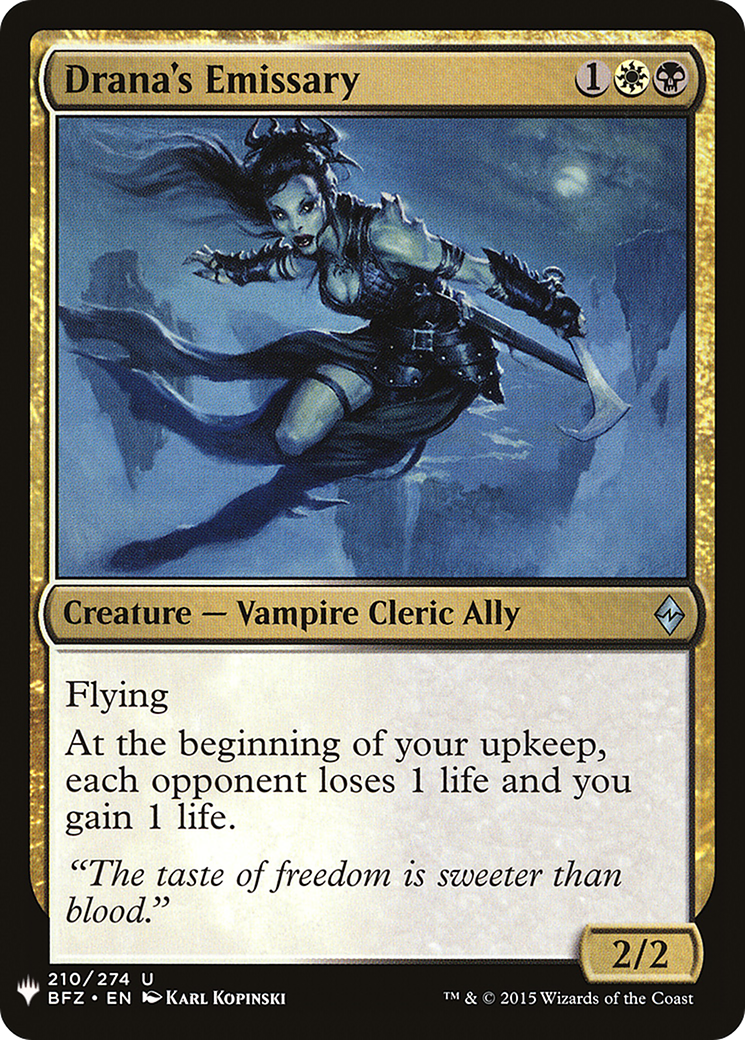 Drana's Emissary [Mystery Booster]