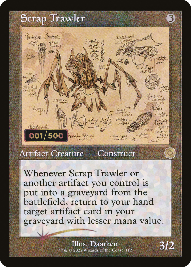 Scrap Trawler (Retro Schematic) (Serial Numbered) [The Brothers' War Retro Artifacts]