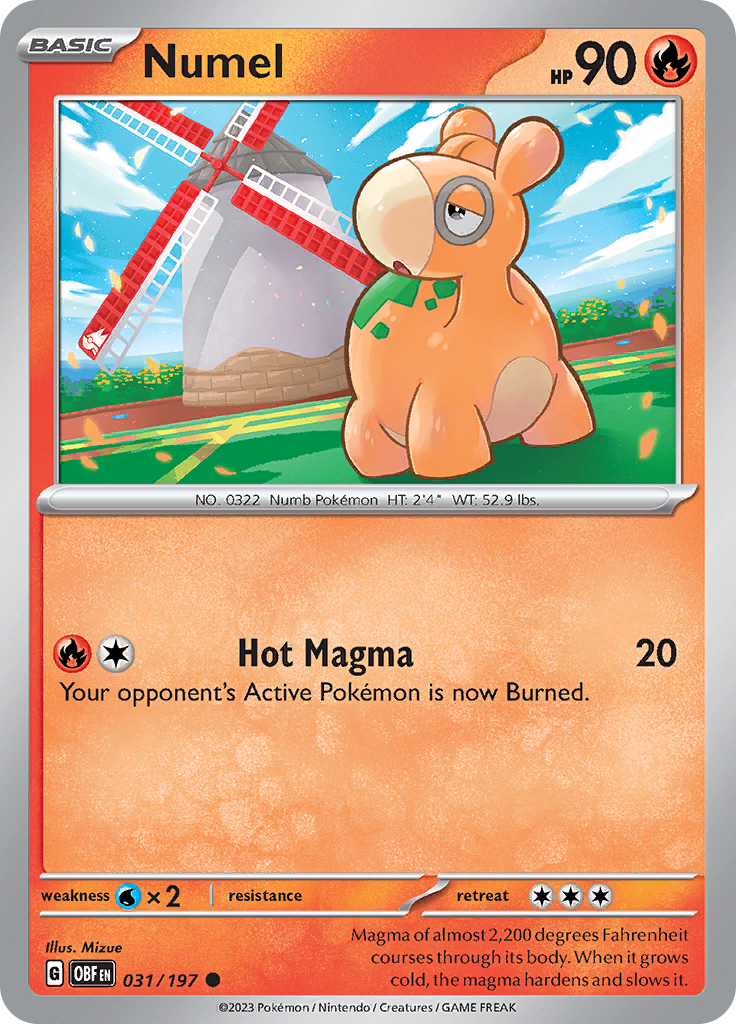 Numel (031/197) [Scarlet & Violet: Obsidian Flames]