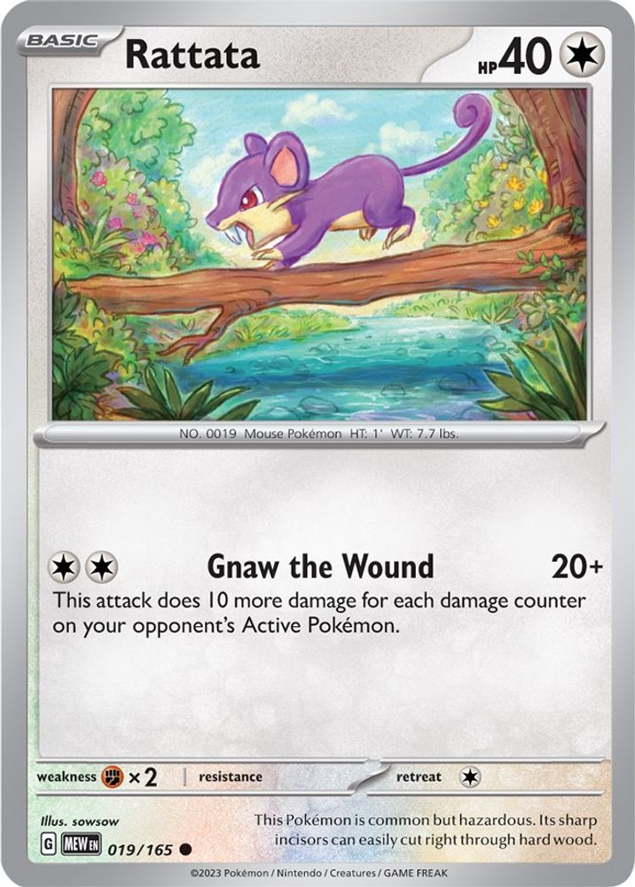 Rattata (019/165) [Scarlet & Violet 151]