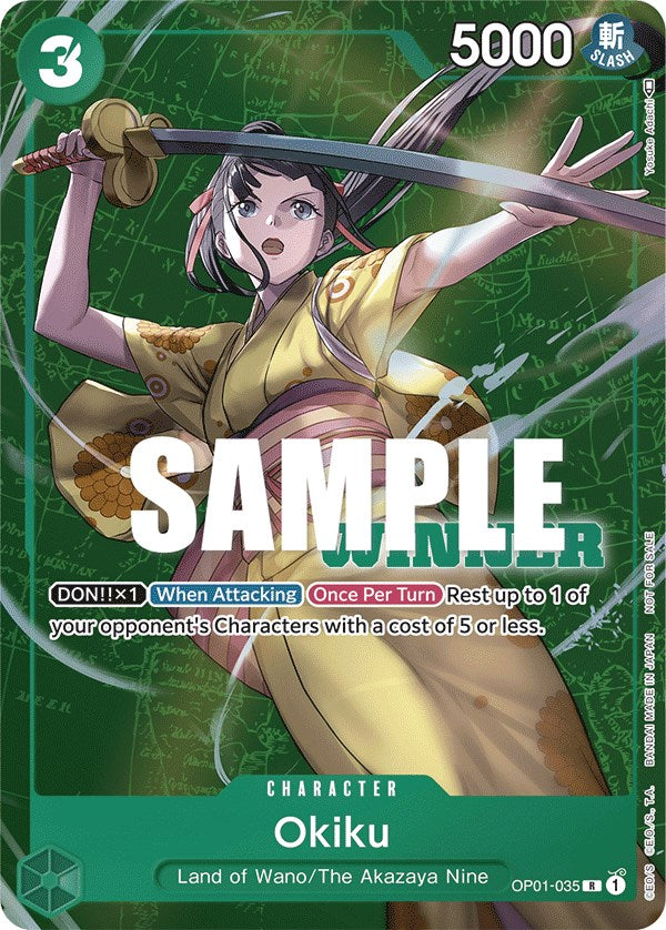 Okiku (Tournament Pack Vol. 4) [Winner] [One Piece Promotion Cards]