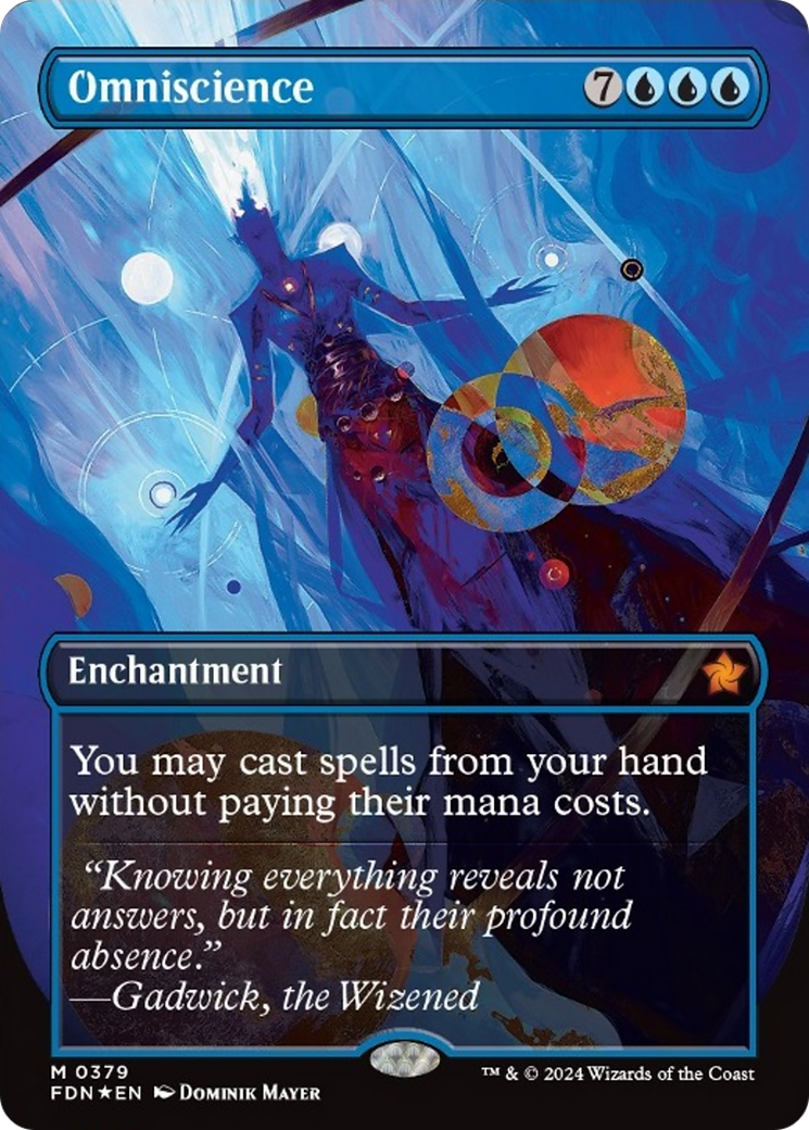 Omniscience (Borderless Mana Foil) [Foundations]