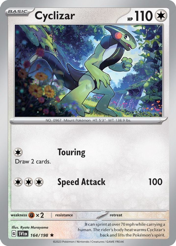 Cyclizar (164/198) (Theme Deck Exclusive) [Scarlet & Violet: Base Set]