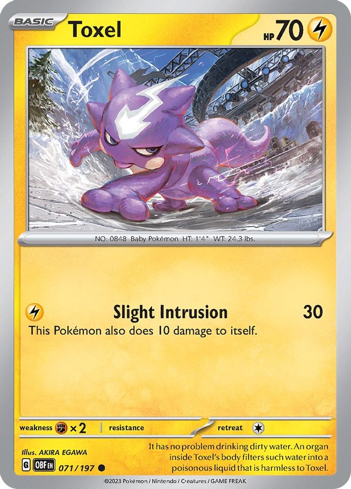 Toxel (071/197) [Scarlet & Violet: Obsidian Flames]