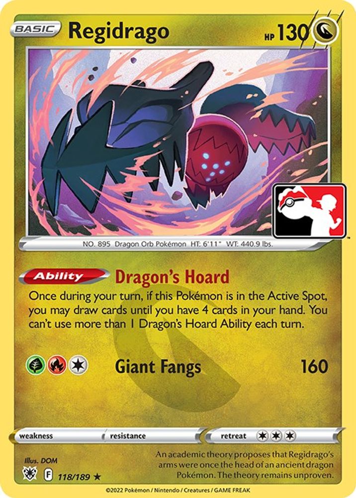 Regidrago (118/189) [Prize Pack Series Three]