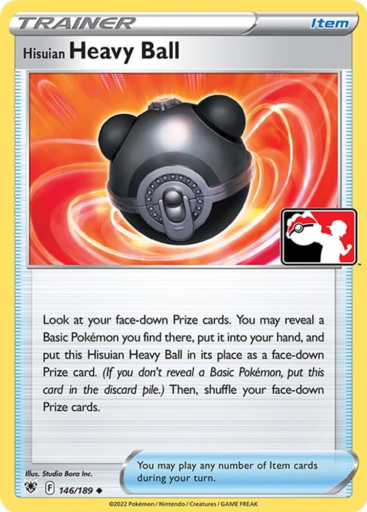 Hisuian Heavy Ball (146/189) [Prize Pack Series Three]