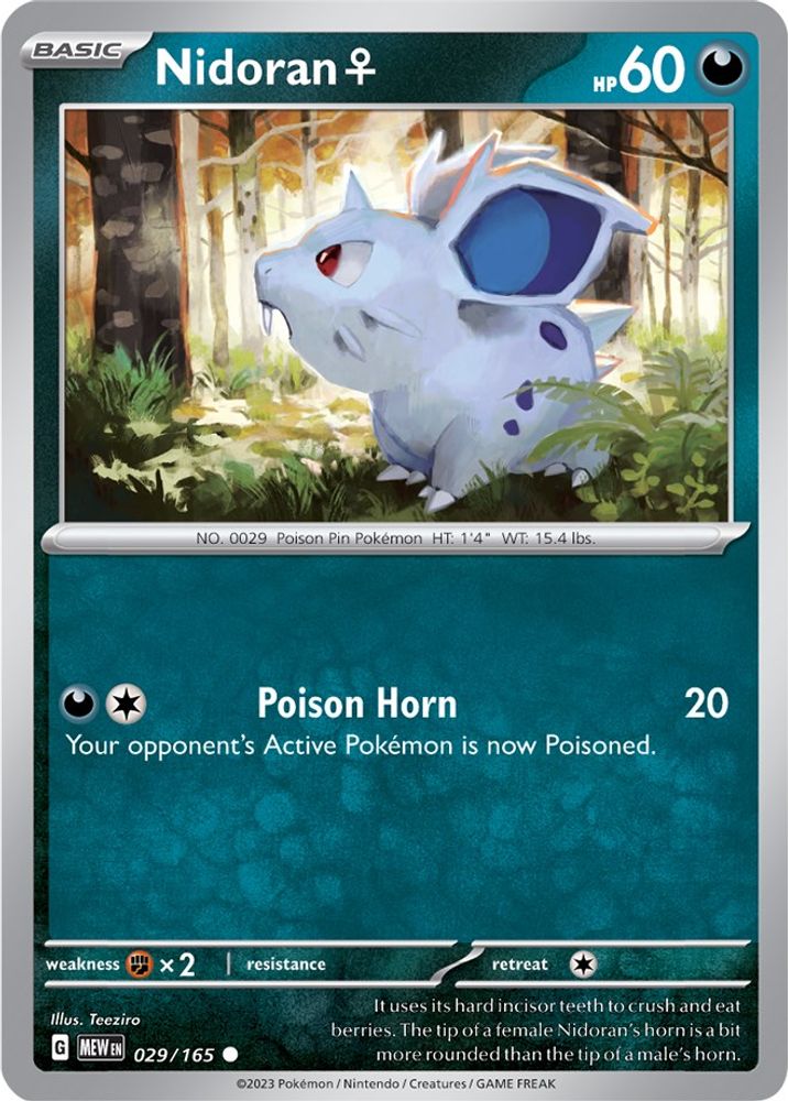 Nidoran F (029/165) [Scarlet & Violet 151]