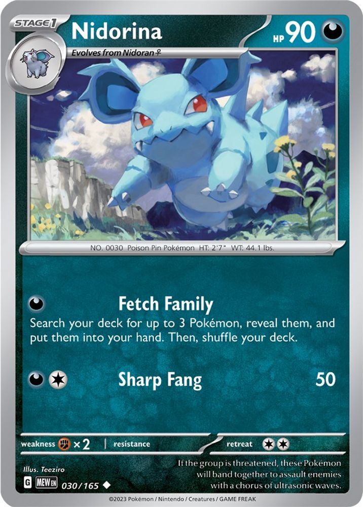 Nidorina (030/165) [Scarlet & Violet 151]