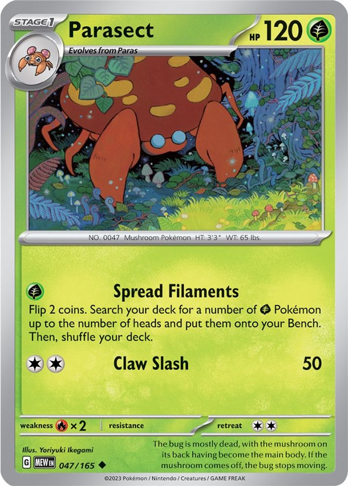 Parasect (047/165) [Scarlet & Violet 151]