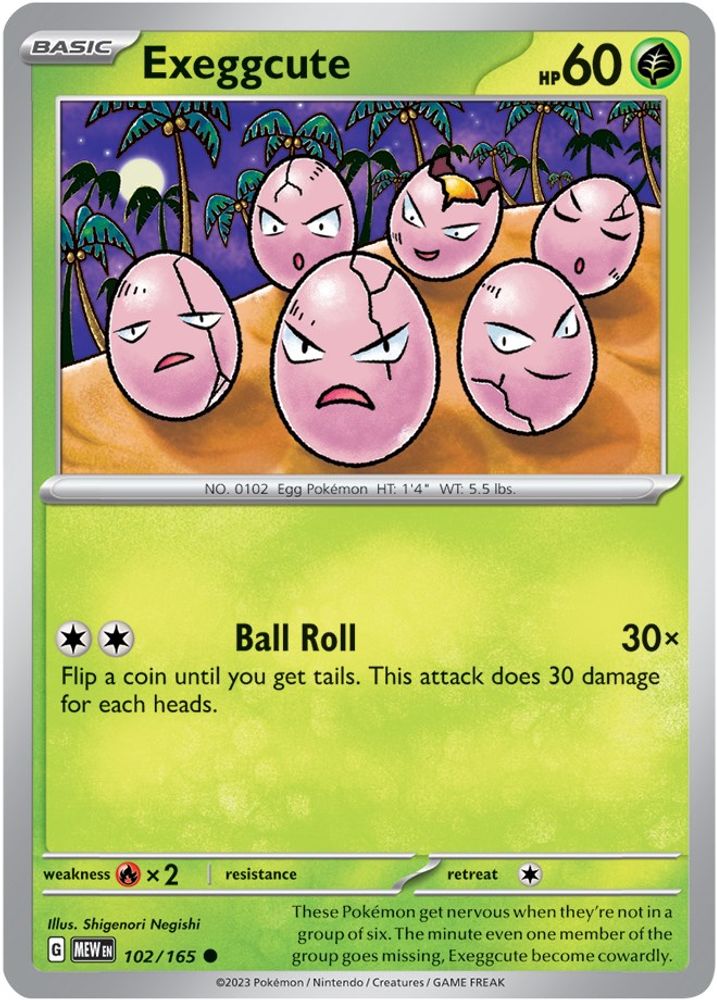 Exeggcute (102/165) [Scarlet & Violet 151]