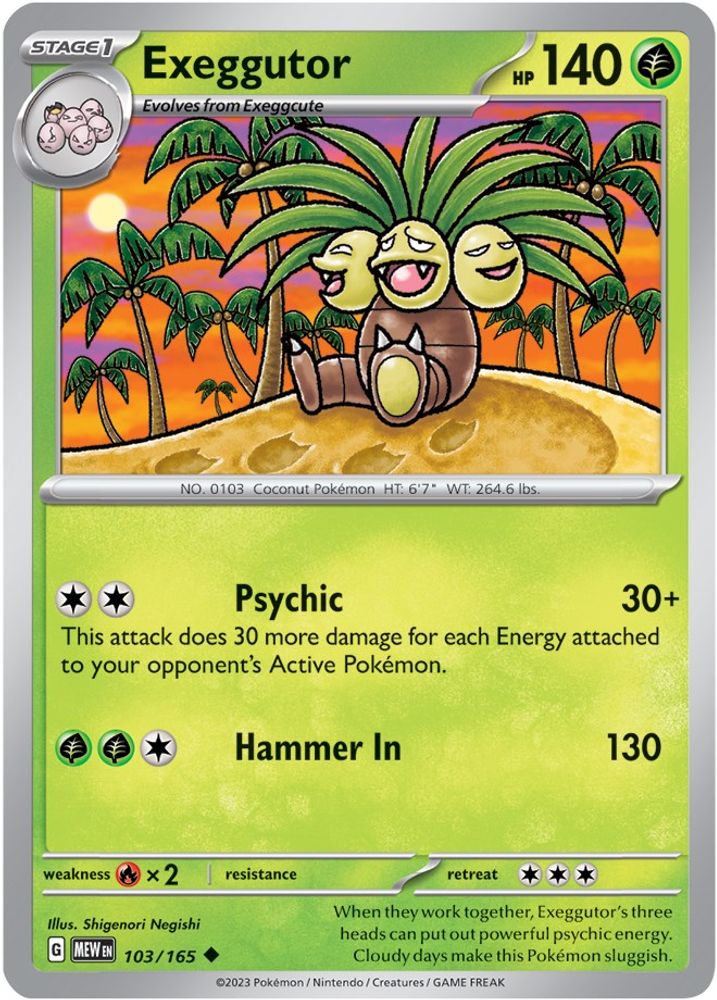 Exeggutor (103/165) [Scarlet & Violet 151]