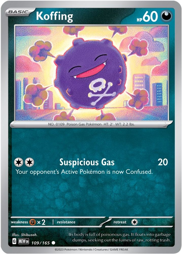 Koffing (109/165) [Scarlet & Violet 151]