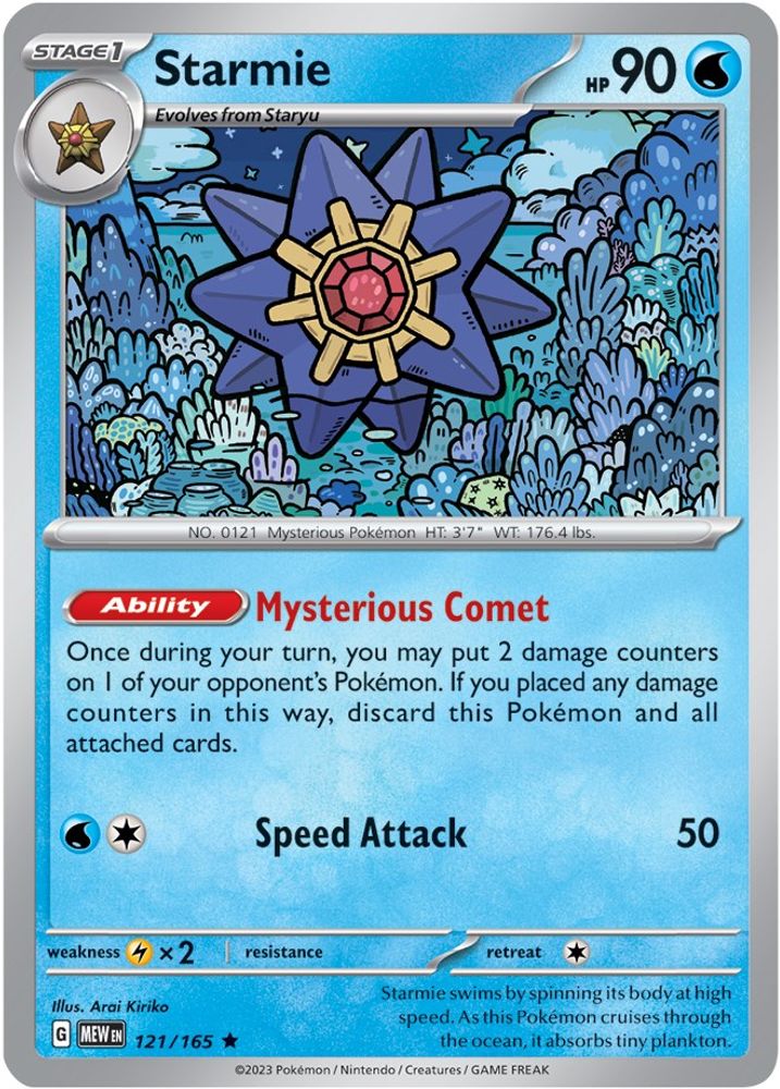 Starmie (121/165) [Scarlet & Violet 151]