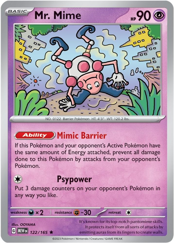 Mr. Mime (122/165) [Scarlet & Violet 151]