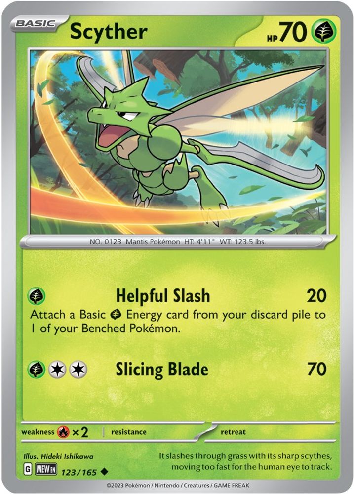 Scyther (123/165) [Scarlet & Violet 151]