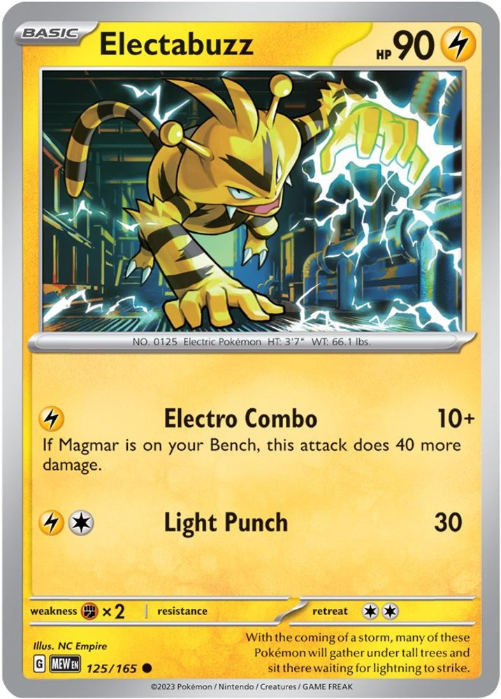 Electabuzz (125/165) [Scarlet & Violet 151]