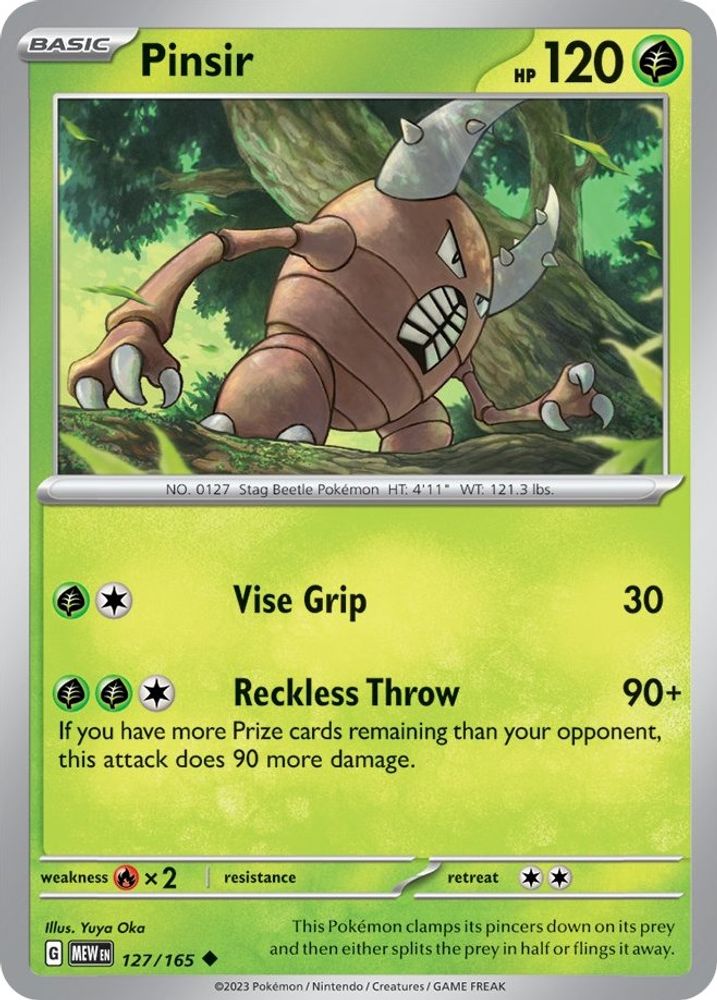 Pinsir (127/165) [Scarlet & Violet 151]