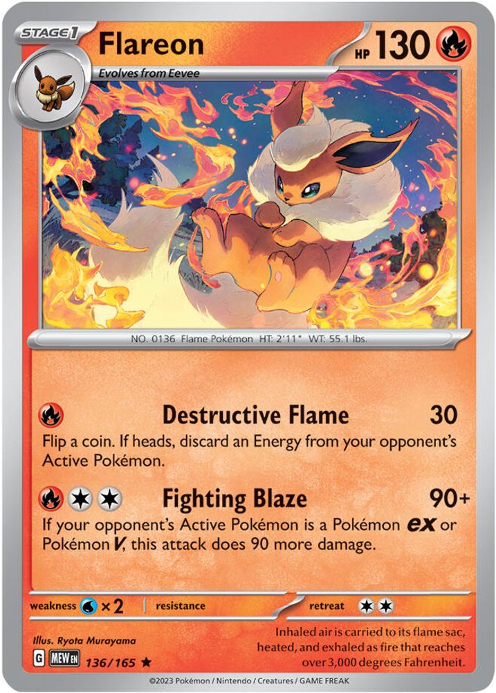 Flareon (136/165) [Scarlet & Violet 151]