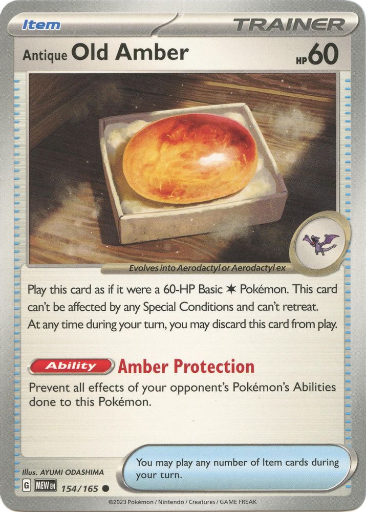 Antique Old Amber (154/165) [Scarlet & Violet 151]