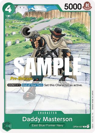 Daddy Masterson [Kingdoms of Intrigue Pre-Release Cards]