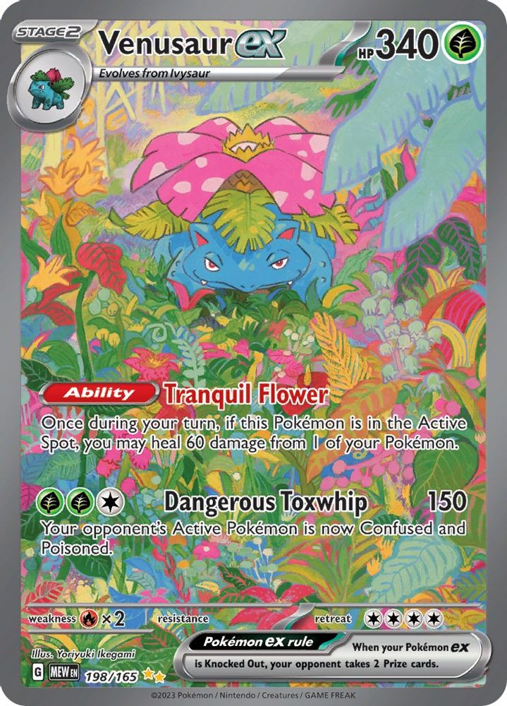 Venusaur ex (198/165) [Scarlet & Violet 151]