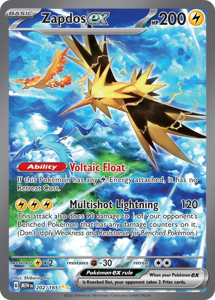 スルド Scarlet & Violet—151 Collection—Zapdos ex - Walmart.ca