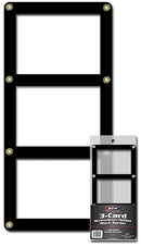BCW 3-Card ScrewDown Holder (Black Border)