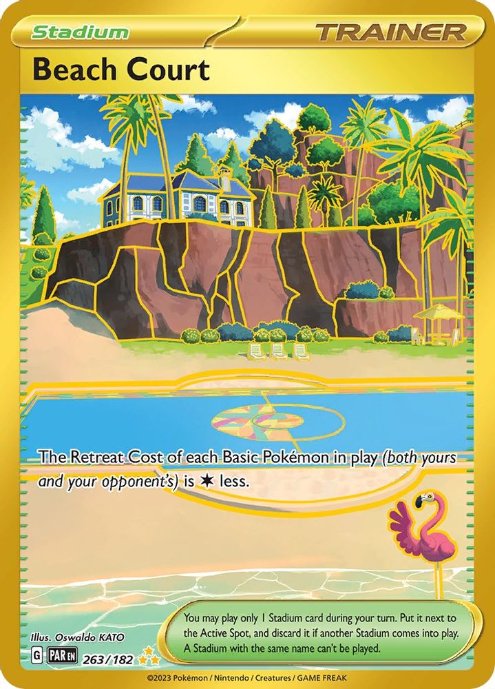 Beach Court (263/182) [Scarlet & Violet: Paradox Rift]