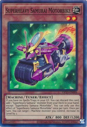 Superheavy Samurai Motorbike [OP23-EN006] Super Rare