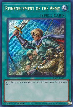 Reinforcement of the Army [RA01-EN051] Secret Rare
