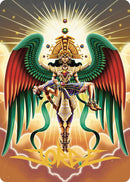 Resplendent Angel Art Card (59/81) (Gold-Stamped Signature) [The Lost Caverns of Ixalan Art Series]