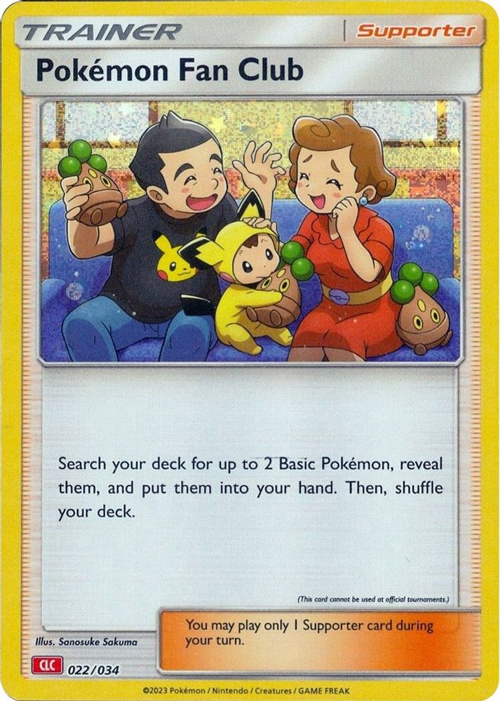 Pokemon Fan Club (CLC) [Trading Card Game Classic]