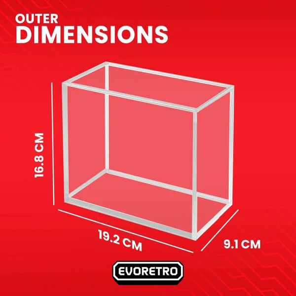 EVORETRO Acrylic Case for Pokemon ETB with Magnetic Lid