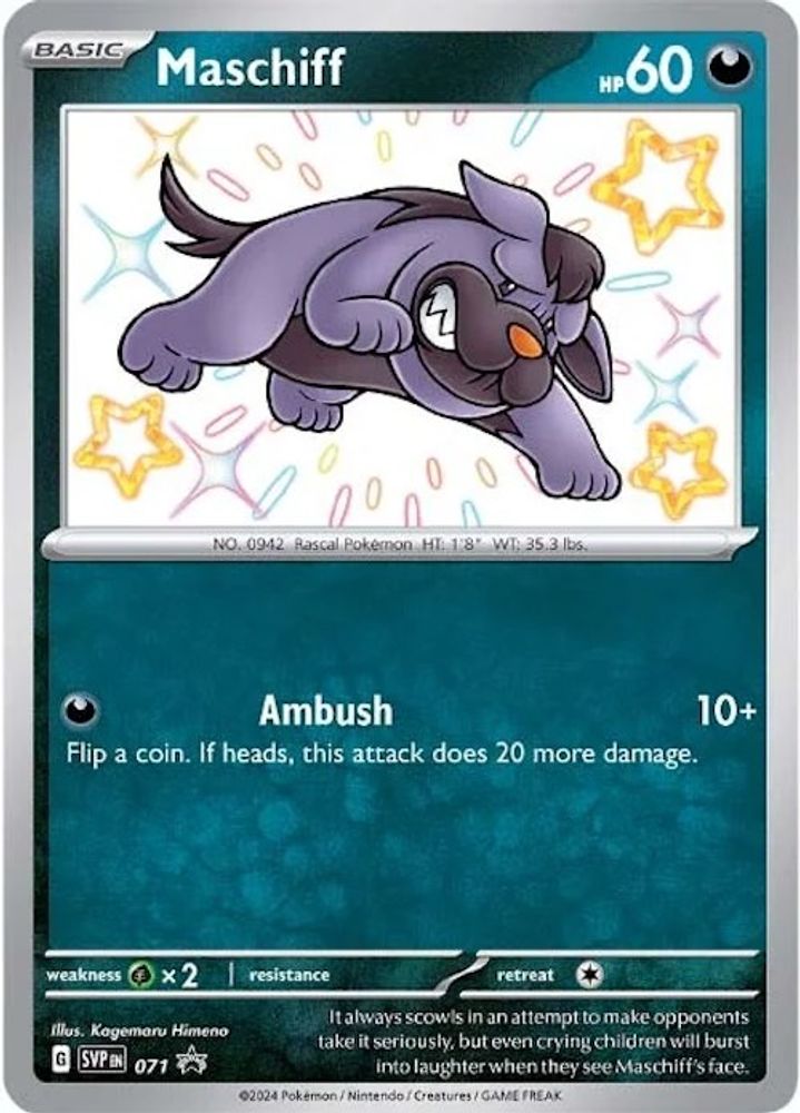 Maschiff (SVP071) [Scarlet & Violet: Black Star Promos]