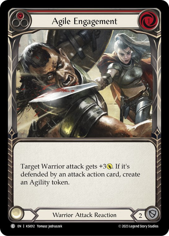 Agile Engagement (Red) [KSI012] (Heavy Hitters Kassai Blitz Deck)