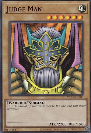 Judge Man [KC01-EN006] Ultra Rare