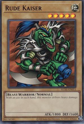 Rude Kaiser [KC01-EN011] Ultra Rare