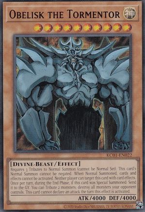 Obelisk the Tormentor [KC01-EN022] Ultra Rare