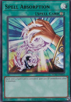Spell Absorption [KC01-EN052] Ultra Rare