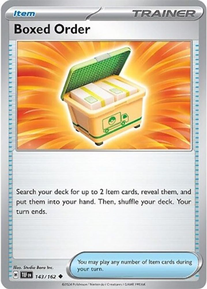 Boxed Order (143/162) [Scarlet & Violet: Temporal Forces]