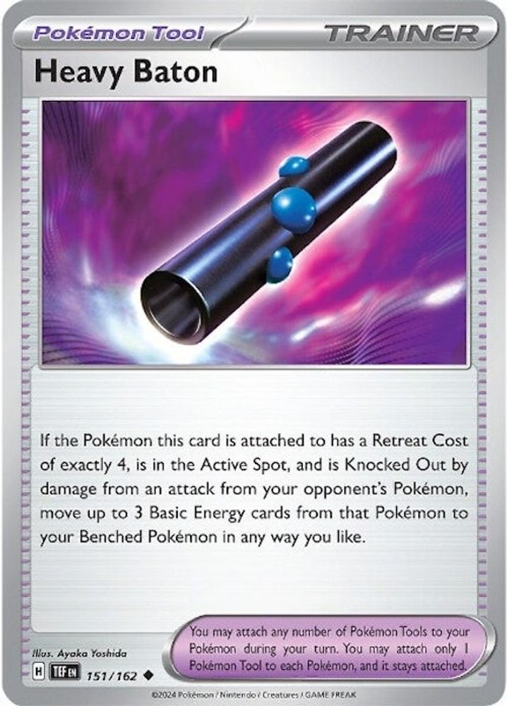 Heavy Baton (151/162) [Scarlet & Violet: Temporal Forces]