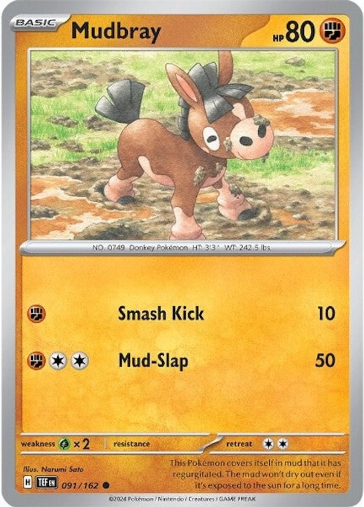 Mudbray (091/162) [Scarlet & Violet: Temporal Forces]