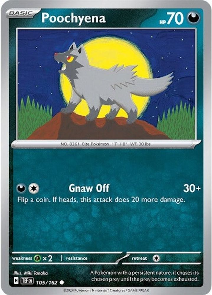 Poochyena (105/162) [Scarlet & Violet: Temporal Forces]