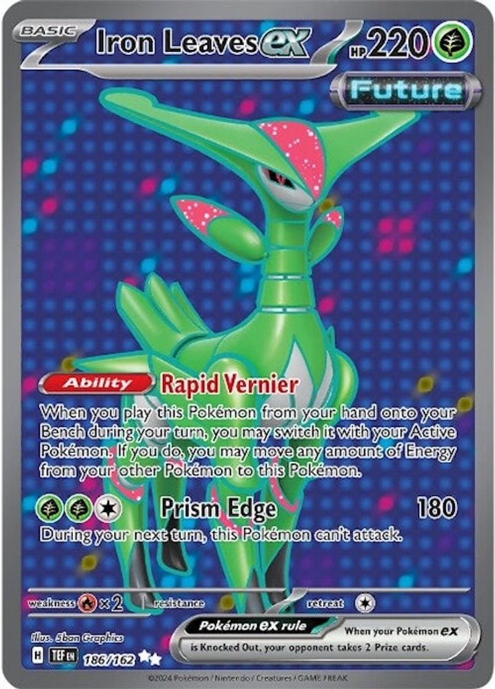 Iron Leaves ex (186/162) [Scarlet & Violet: Temporal Forces]