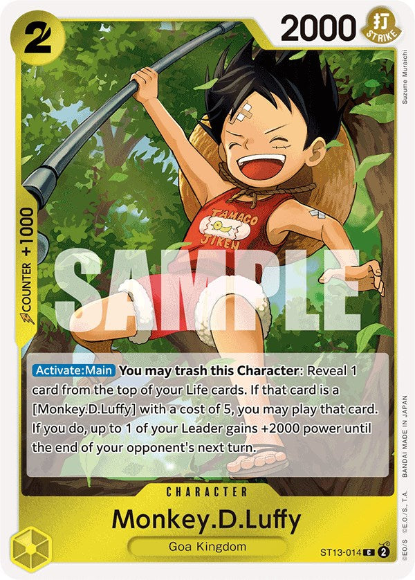 Monkey.D.Luffy [Ultra Deck: The Three Brothers]